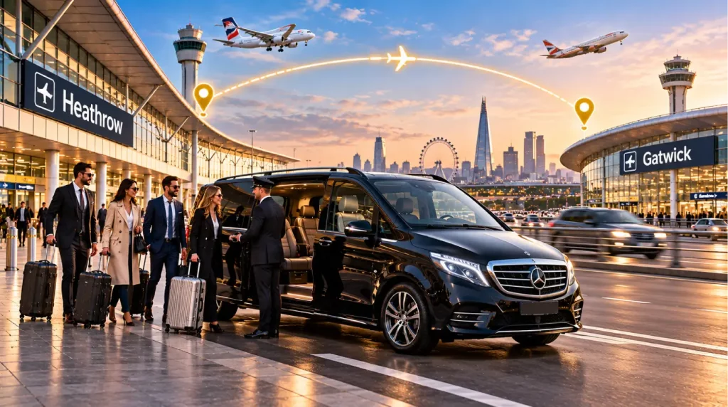 Plan a Chauffeur Transfer Between Two London Airports